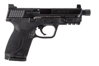 Smith and Wesson M&P9 M2.0 compact 9mm pistol with threaded barrel